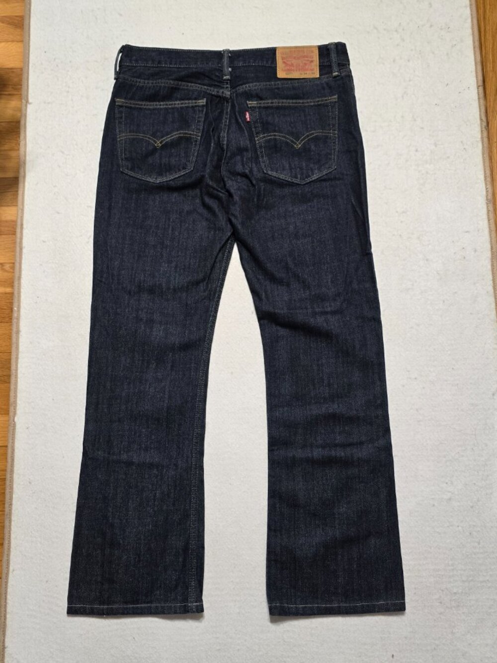 Levi’s 527 Bootcut Dark Wash Jeans Men’s 34x32 - Picture 6 of 16